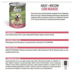 LEO'S MANZO E ORTAGGI LATTINA BOCCONI CANE 415GR
