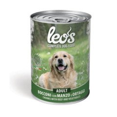 LEO'S MANZO E ORTAGGI LATTINA BOCCONI CANE 415GR