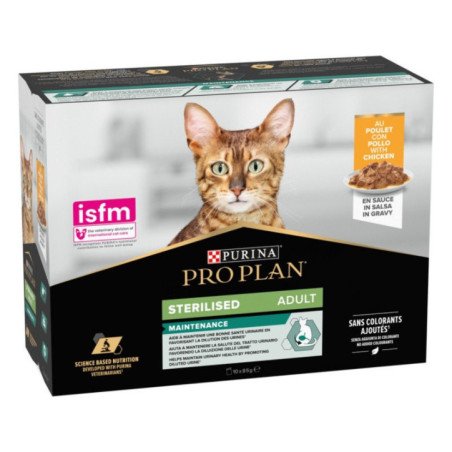 PURINA PRO PLAN STERILISED ADULT MAINTENANCE POLLO 85GR
