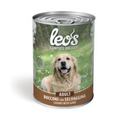 LEO'S SELVAGGINA LATTINE BOCCONI PER CANI 415GR