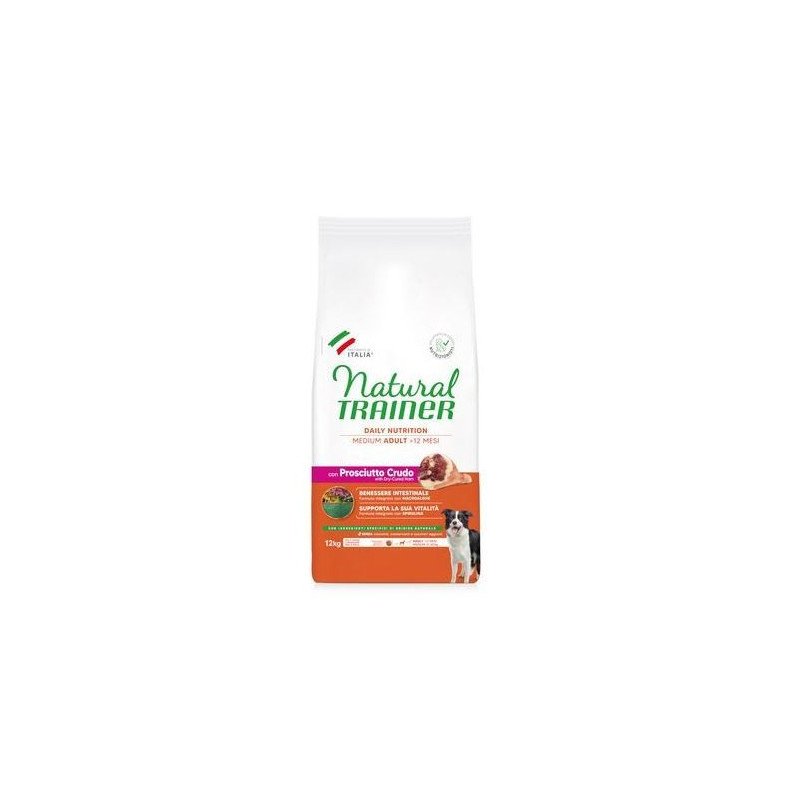 NATURAL TRAINER MEDIUM ADULT CON PROSCIUTTO CRUDO E RISO