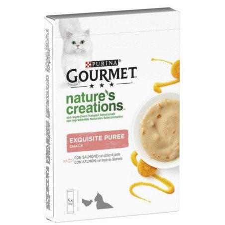 PURINA PRO PLAN GATTO NATURE'S CREATIONS PUREE SALMONE 5X10GR