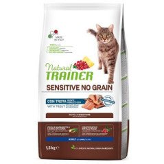 NATURAL TRAINER ADULT SENSITIVE NO GRAIN TROTA PATATE PISELLI
