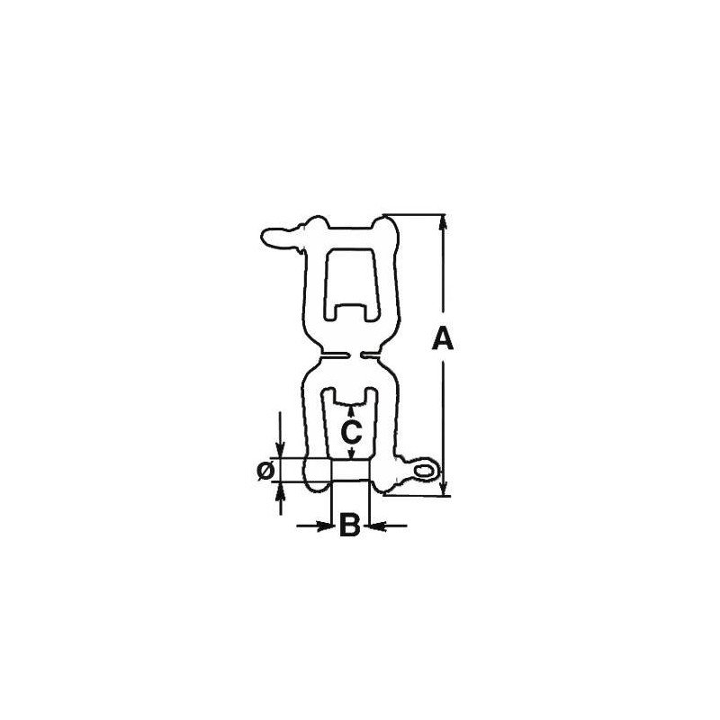 GFN GIRELLA INOX316 A DOPPIO GRILLO
