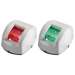 COPPIA DI FANALI DI VIA MOUSE CORPO ABS BIANCO