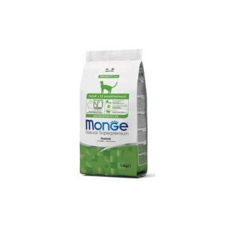 MONGE CROCCANTINI GATTO CONIGLIO 1.5KG