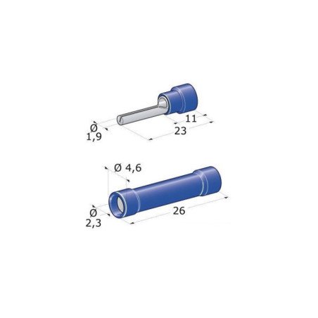 OSCULATI SPINOTTO GIUNZIONE 1-2,5MM MASCHO FEMMINA