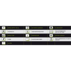 SALVIMAR OROLOGIO FREEDIVE WATCH CON PROFONDIMETRO