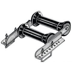 OSCULATI RULLO BASCULANTE POSTERIORE DOPPIO 60MM