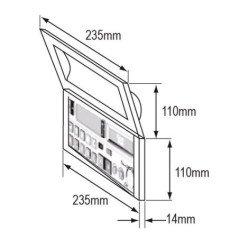 LALIZAS FRONTALINO COPRI STEREO CON CHIUSURA BOMBATA
