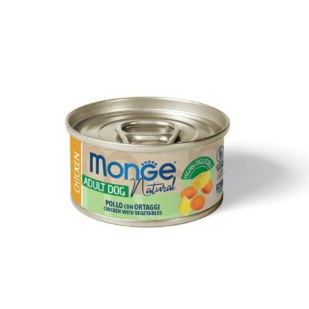 MONGE NATURAL ADULT POLLO CON ORTAGGI 95GR