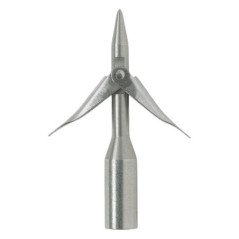 SALVIMAR ARPIONE INOX CORTO 2 ALETTE