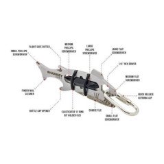 COLTELLINO SHARKEY TASCABILE 12 FUNZIONI