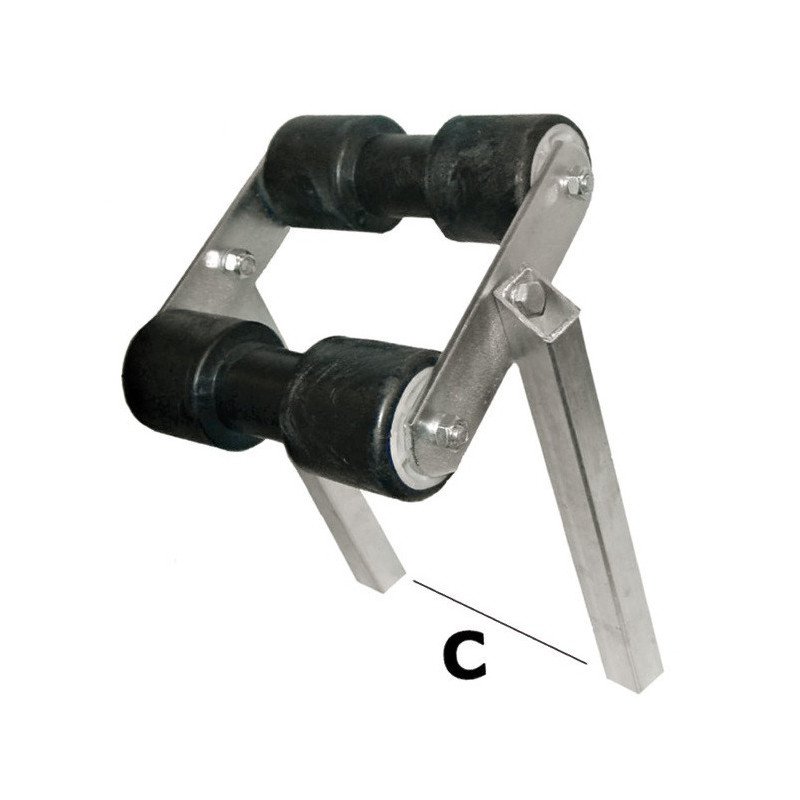 OSCULATI RULLO BASCULANTE CENTRALE TUBO 30X30