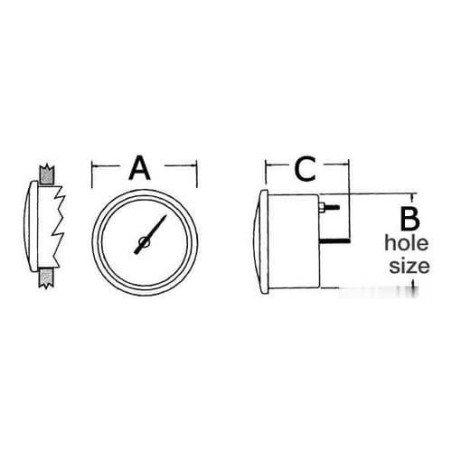 OSCULATI INDICATORE LIVELLO ACQUA 240/33 OHM
