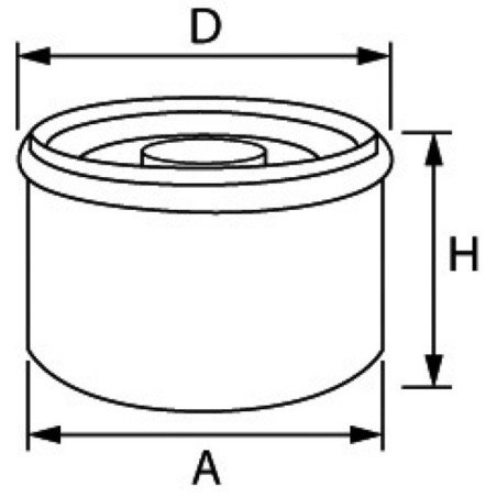 OSCULATI FILTRO OLIO YAMAHA E HONDA 50HP 5GH-13440-20