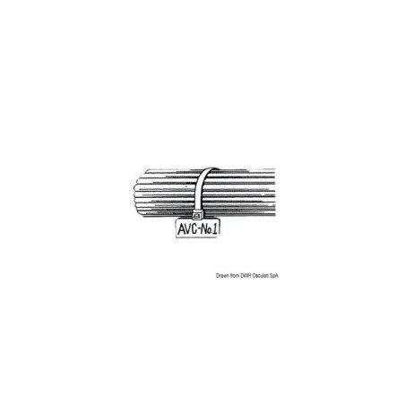 FASCETTA MULTIUSO CON ETICHETTA (20PZ)