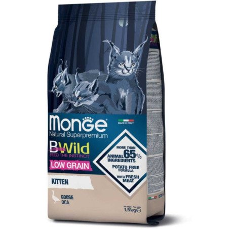 MONGE BWILD CROCCANTINI PER GATTINI OCA 1.5KG
