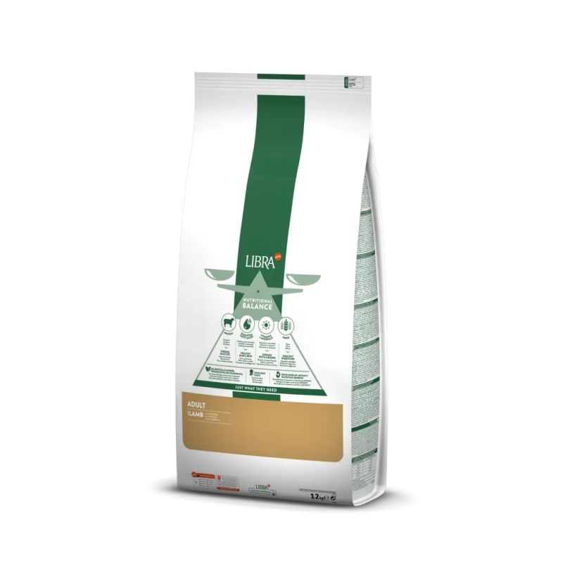 LIBRA CROCCHETTE CANE ADULTO CON AGNELLO