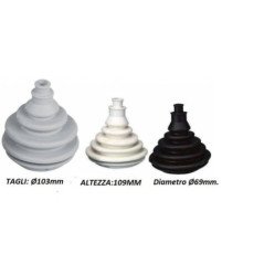 LALIZAS CUFFIA PASSACAVI IN GOMMA LARGE Ø103MM