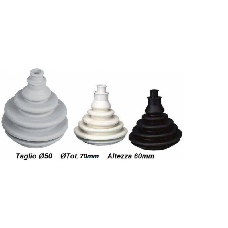 LALIZAS CUFFIA PASSACAVI IN GOMMA LARGE Ø70MM