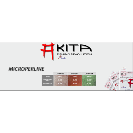 AKITA MICROPERLINE IN VETRO
