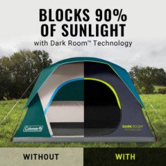 COLEMAN DARKROOM 4P TENDA DA CAMPEGGIO SKYDOME