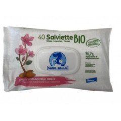 ELANCO SALVIETTE BIO MANDORLE DOLCI SANO E BELLO 40PZ