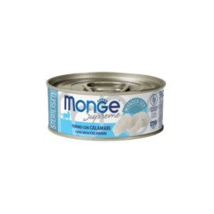 MONGE SUPREME STERILISED TONNO CON CALAMARI 80GR