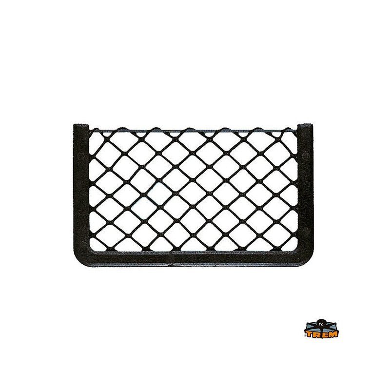 TREM RETE PORTAOGGETTI NERA CON CORNICE