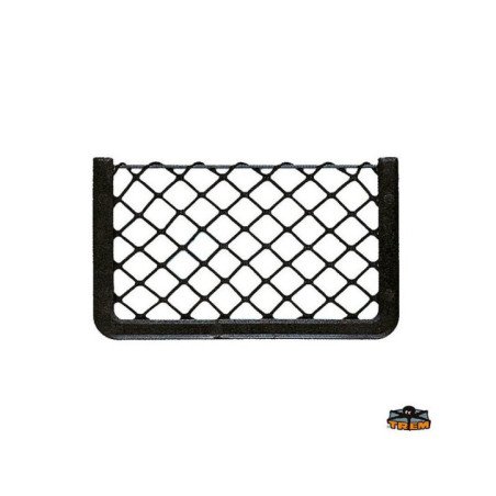 TREM RETE PORTAOGGETTI NERA CON CORNICE