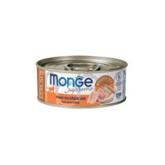 MONGE SUPREME STERILISED TONNO CON GRANCHIO 80GR
