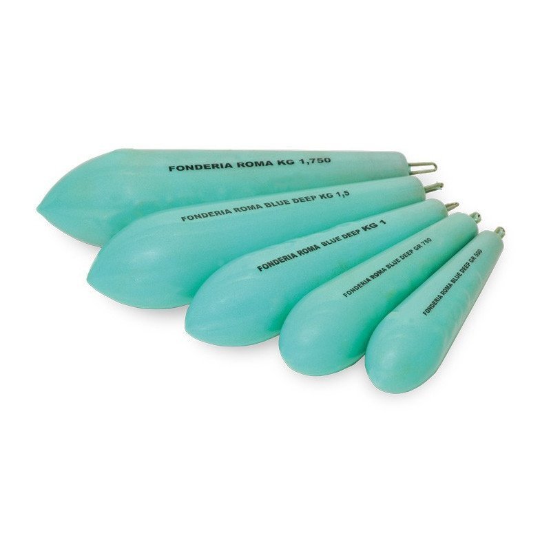 FONDERIA ROMA BLUE DEEP PIOMBO BOLENTINO PLASTIFICATO FOSFO