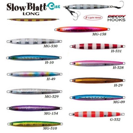 SLOW BLATT CAST 60GR LONG ARTIFICIALI JIG ZETZ
