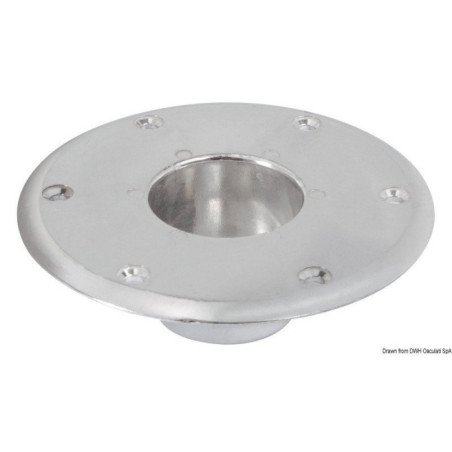 OSCULATI BASE ALLUMINIO DA PAVIMENTO PER TAVOLO