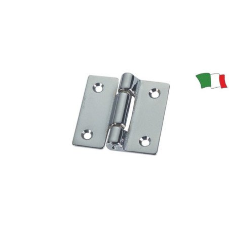 CERNIERA OTTONE CROMATO A LIBRO