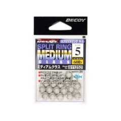DECOY R-3 SPLIT RING MEDIUM CLASS SILVER