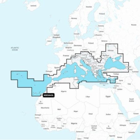 GARMIN CARTOGRAFIA NAVIONICS + MEDITERRANEO E MAR NERO