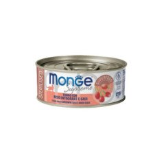 MONGE SUPREME STERILISED TONNO RISO INTEGRALE E GOJI 80GR