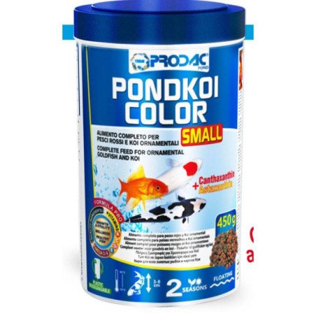 PRODAC PONDKOI COLOR MANGIME PER PESCI DA LAGHETTO 450GR