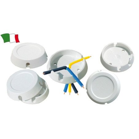 GFN PASSACAVO IN NYLON BIANCO 2 BASI + 2 COPERCHI