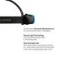 LED LENSER MH7 GRIGIA E NERA LAMPADA FRONTALE RICARICABILE