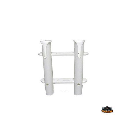 TREM PORTACANNE A PARETE IN PLASTICA 2 POSTI