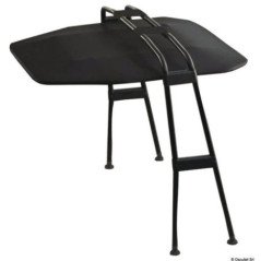 OSCULATI TARGA TOP II IN ALLUMINIO NERO