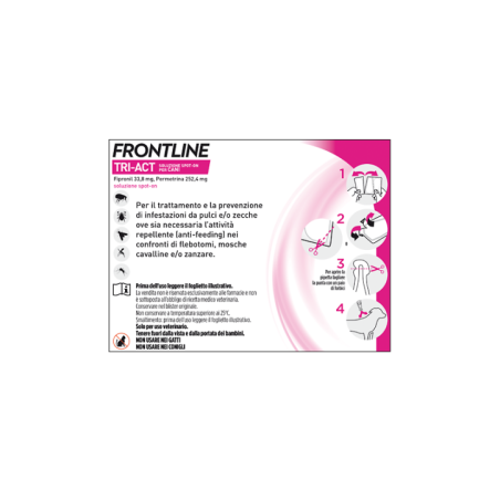 FRONTLINE TRI-ACT PER CANI 5-10KG 6 PIPETTE