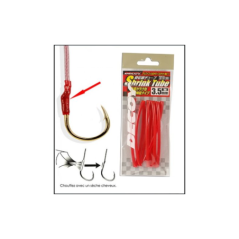 DECOY T-3 TUBICINO SHRINK TERMORESTRIGENTE ROSSO 1 METRO