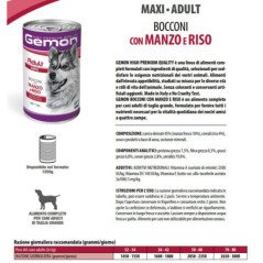GEMON POLLO E TACCHINO BOCCONI CANE 1250gr