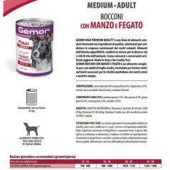 GEMON POLLO E TACCHINO BOCCONI CANE 1250gr