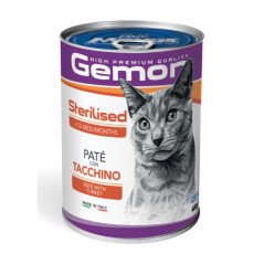 GEMON GATTO POLLO E TACCHINO LATTINA BOCCONCINI 415GR