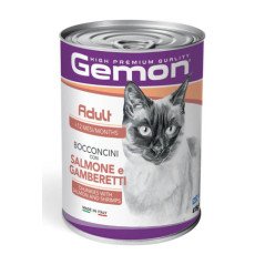 GEMON GATTO POLLO E TACCHINO LATTINA BOCCONCINI 415GR